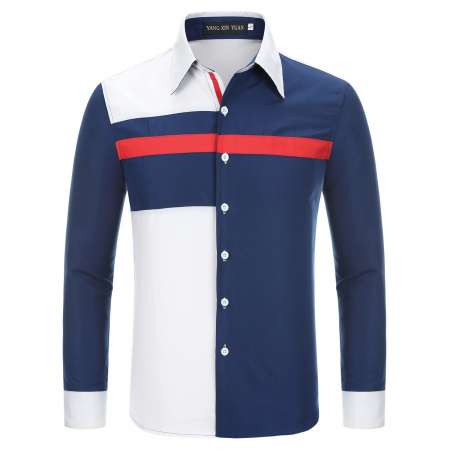 Camisa Casual Masculina De...