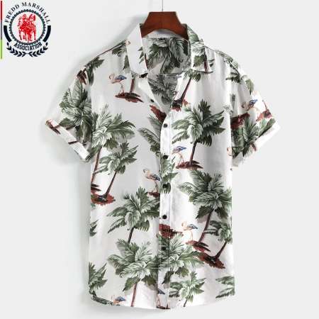 Camisa Havaiana Masculina...