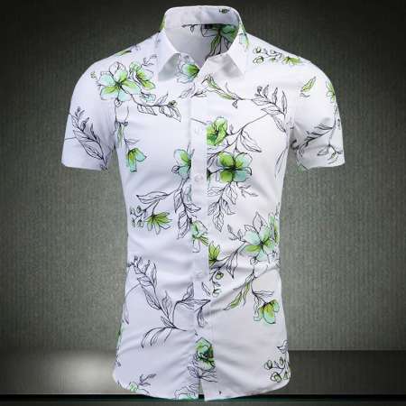 Camisa Floral Masculina...