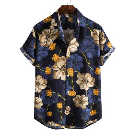 Camisa Floral Masculina...