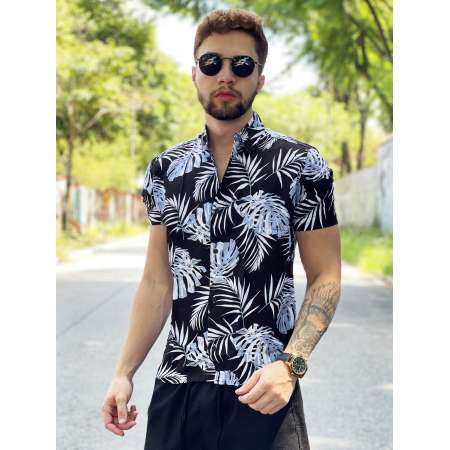 Camisa Floral Masculina...