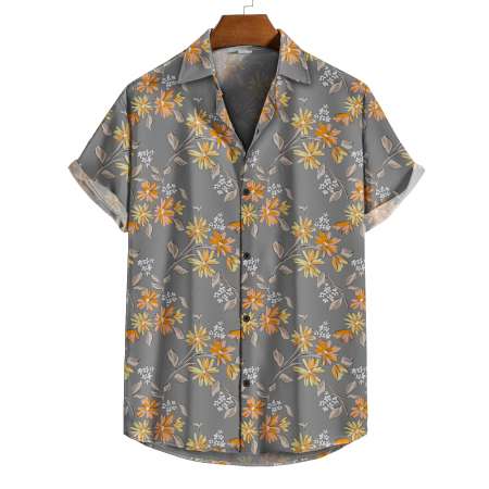 Camisa Floral Masculina...