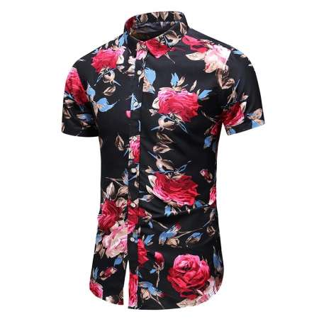 Camisa Havaiana Masculina...