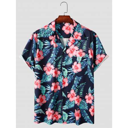 Camisa Havaiana Masculina...