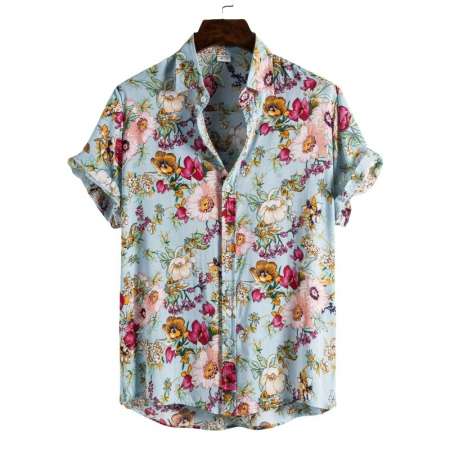 Camisa Estampada Masculina...