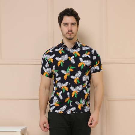 Camisa Estampada Masculina...