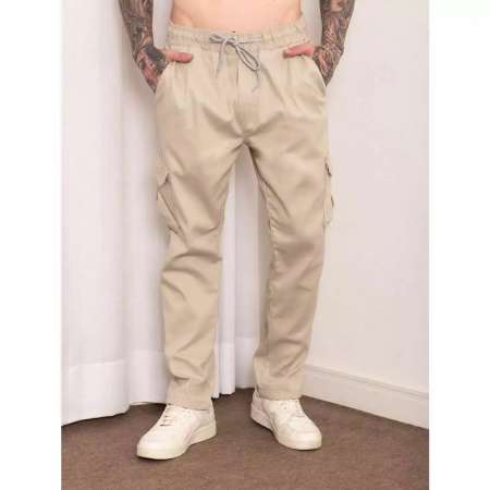 Calça Cargo Sarja Masculino...