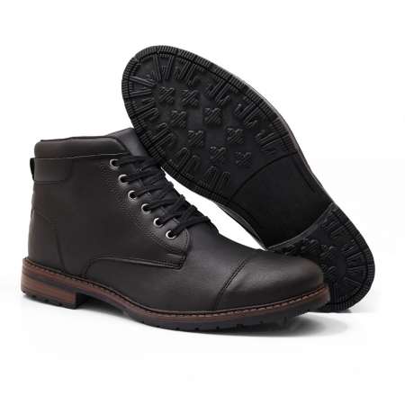 Bota De Couro Masculina...