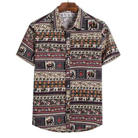 Camisa Havaiana Masculina...