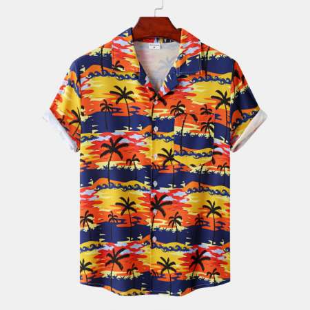 Camisa De Praia Havaiana...