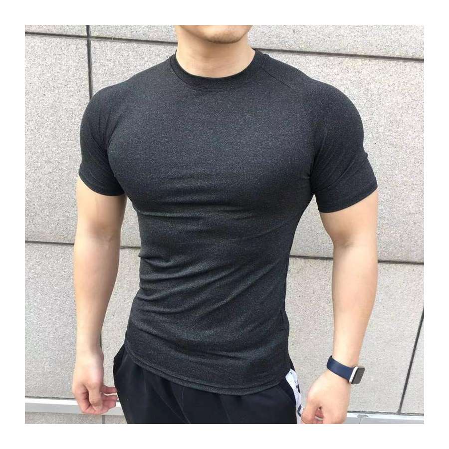 Camiseta Academia Masculina Com Capuz De Manga Comprida Estilo Fitness  Casual