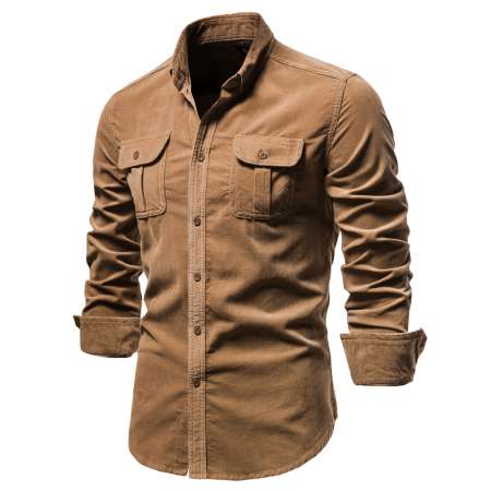 Camisa jeans masculina manga hot sale comprida