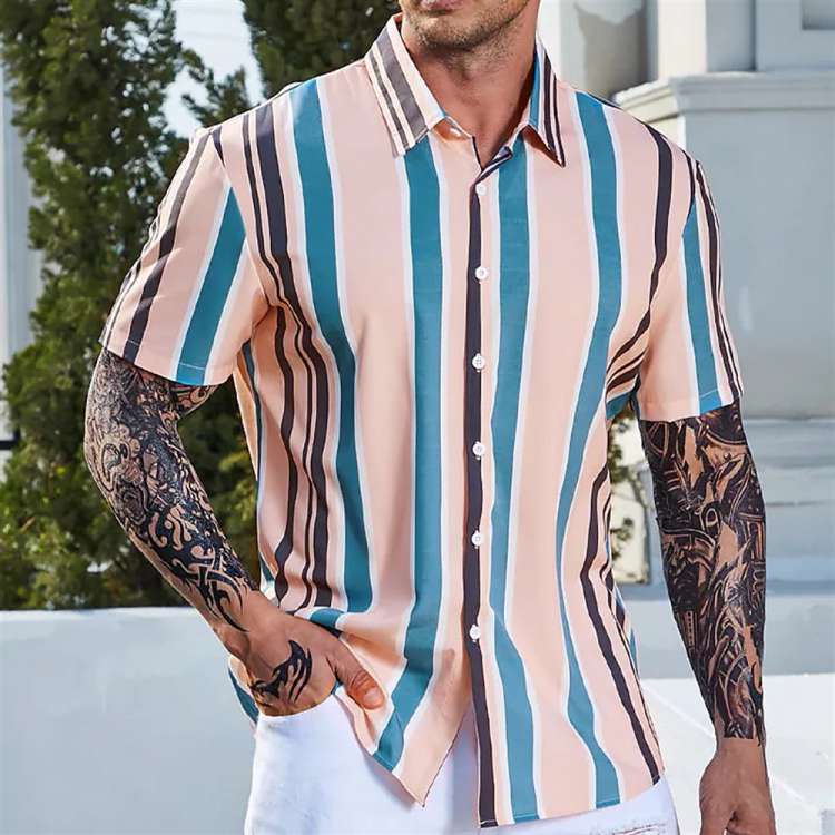 Camisas masculinas na sales promoção